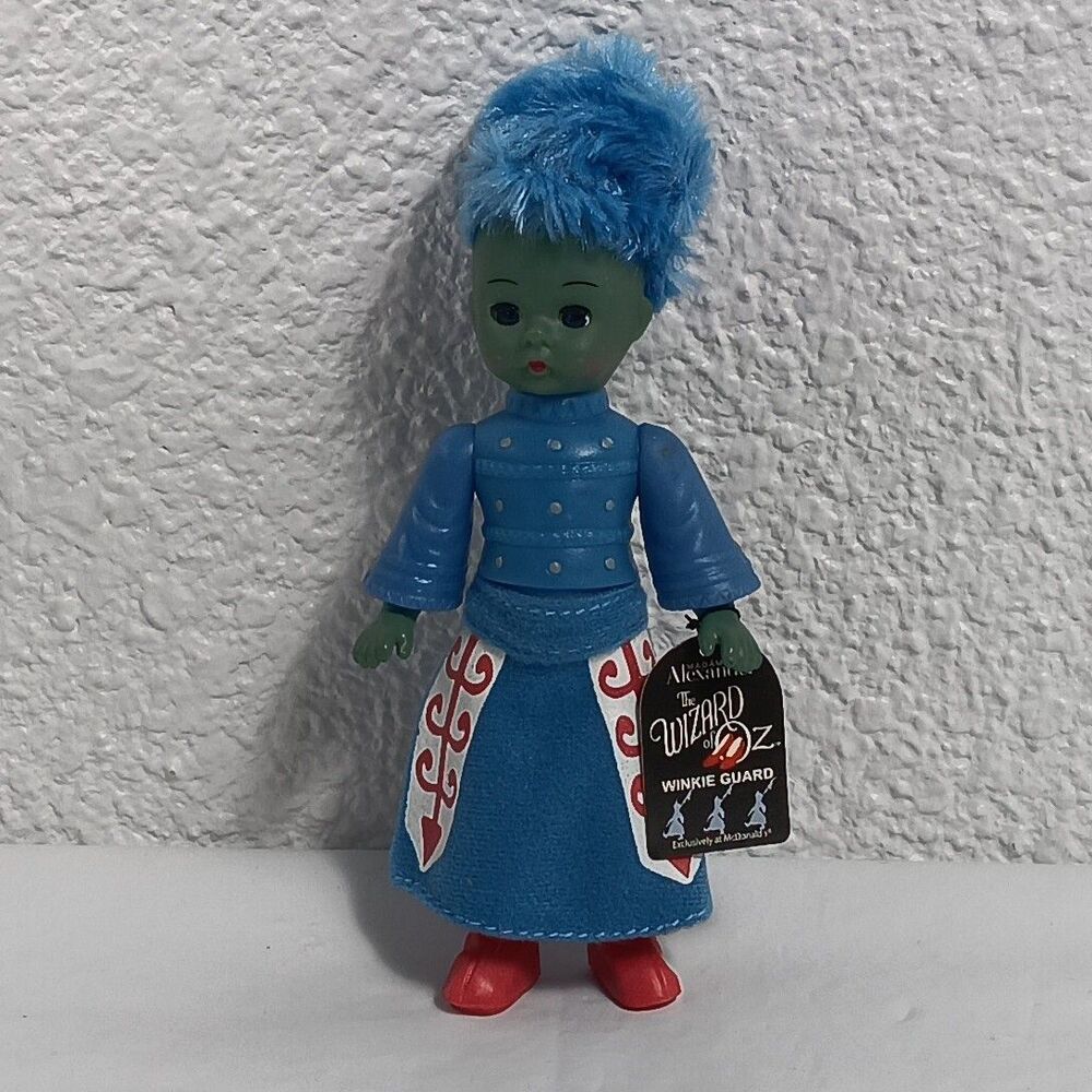Wizard of Oz 5" Blue Hair Winkie Guard Alexander Doll New McDonalds Toy